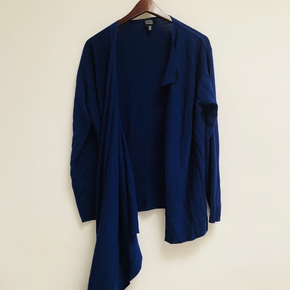 Eileen Fisher Sweaters - Blue Eileen Fisher Asymmetrical wrap cardigan M
